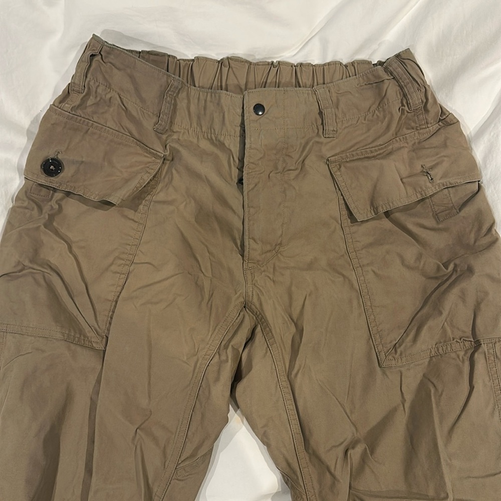 Relwen Combat Pant Mens 32 Khaki Military Tapered Fit 31” Inseam Cargo Pockets